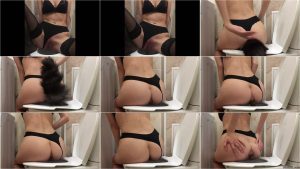 Girl pushes out the anal plug with her shit.ScrinList