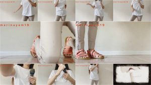 Marina cums and shits backstage between speech.ScrinList