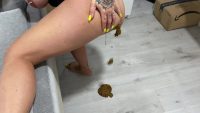 Mess of the year - periods of anal emptying with puke anal penis cream and scatcreampie 00000