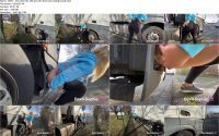 OMG - how does the shit get onto the truck running board.ScrinList OMG - how does the shit get onto the truck running board.ScrinList