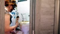 ModelNatalya94 - Real Slave Licks The Toilet Brush 00003