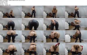 Hotscatwife - Leather PANTS POOP PLAY DAY.ScrinList