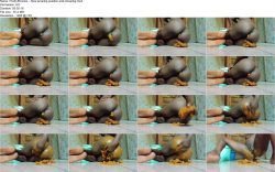 PrettyEbonies – New pooping position and smearing.ScrinList