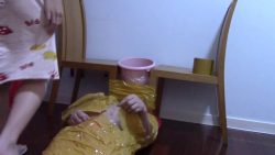 Human toilet with head trapped in bucket- The Mummy 5S 10 Hours 00000