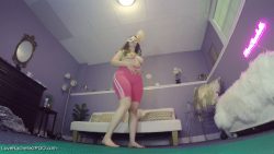 Pink Yoga Shorts A56546546546ftermath 00001