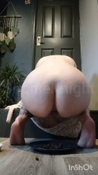 Shitting nude on yo6757567567ur plate with my full ass in view 00001