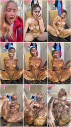 SCAT BDSM & EATING7856756 DOG SHIT IN THE FOREST.ScrinList