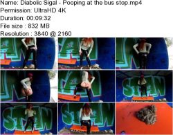 Diabolic Sigal - Pooping at the bus stop.ScrinList