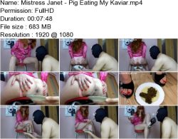 Mistress Janet - Pig Eating My Kaviar.ScrinList