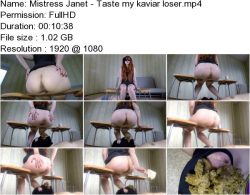 Mistress Janet - Taste my kaviar loser.ScrinList