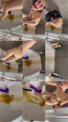 My shit all over the shower lolll.ScrinList My shit all over the shower lolll.ScrinList