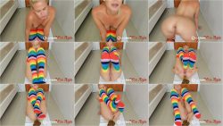 Nasty GF Desperation Poop For BF In Cute Rainbow Socks_GFE 2025-02-22 06_39.ScrinList