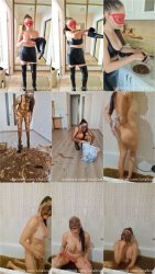 Slave in latex and 20 servings of shit Part 4.ScrinList